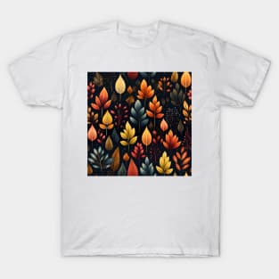 Autumn Leaves Pattern 2 T-Shirt